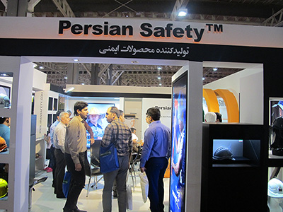 غرفه پرشین سیفتی در نمایشگاه HSE تهران سال 1394