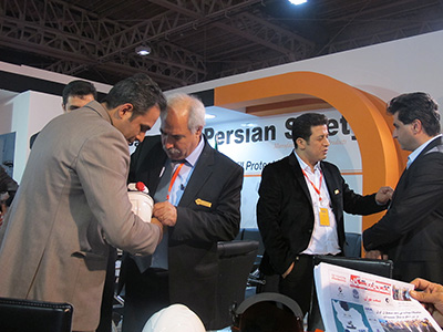 غرفه پرشین سیفتی در نمایشگاه HSE تهران سال 1394