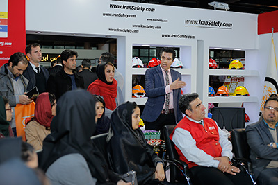 غرفه پرشین سیفتی در نمایشگاه HSE تهران سال 1397