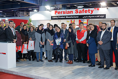 غرفه پرشین سیفتی در نمایشگاه HSE تهران سال 1397